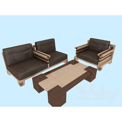 Sofa - Sofa Chair_ coffee table 