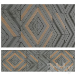 Other decorative objects - Chevron Wall Panel 