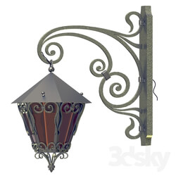 Other architectural elements - Lantern forged wall 