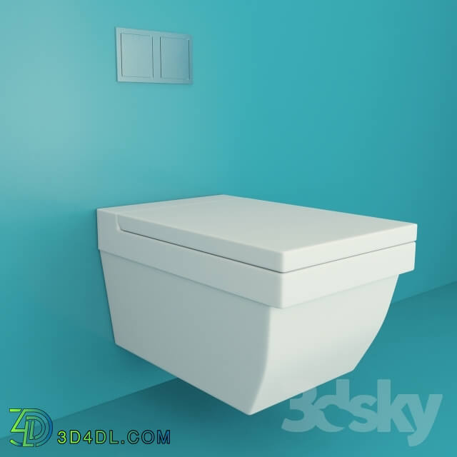 Toilet and Bidet - Wall hung lavatory bowl _HANGING_