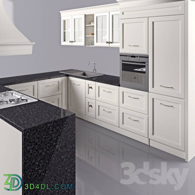 Kitchen - Kitchen sets in the style of neoclassicism