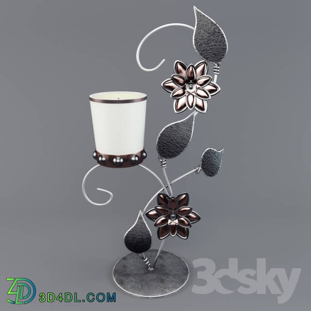 Other decorative objects - Candlestick _quot_Pearl belt_quot_