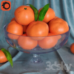Food and drinks - tangerines 