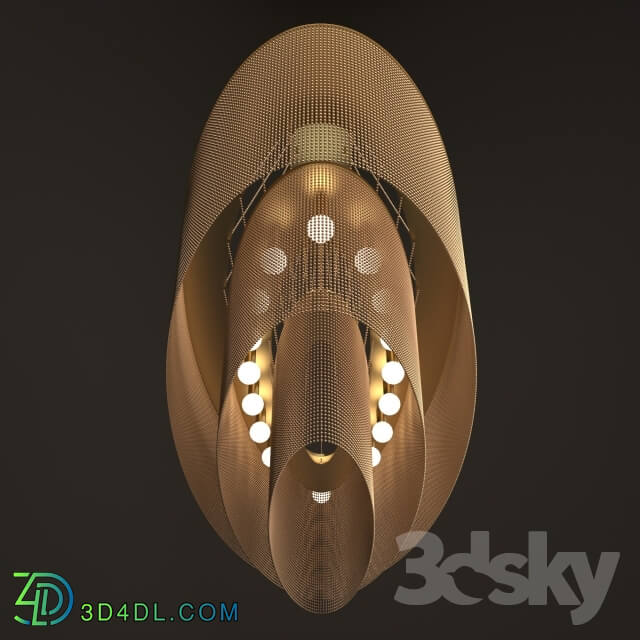 Ceiling light - Willowlamp. ELLI-3-TIER-1600-S