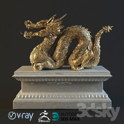 Sculpture - dragon sculpture 