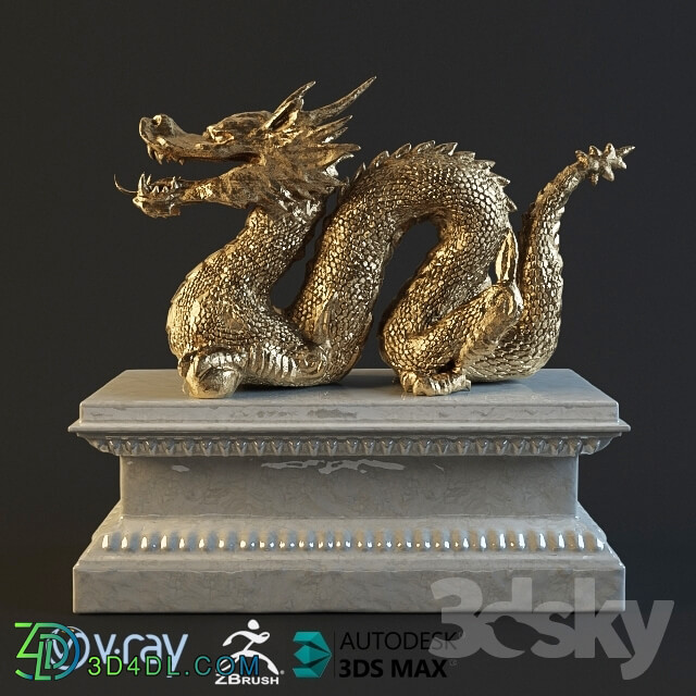 Sculpture - dragon sculpture