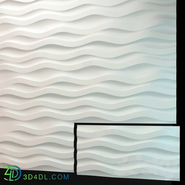 Decorative plaster - 3d Wall panel