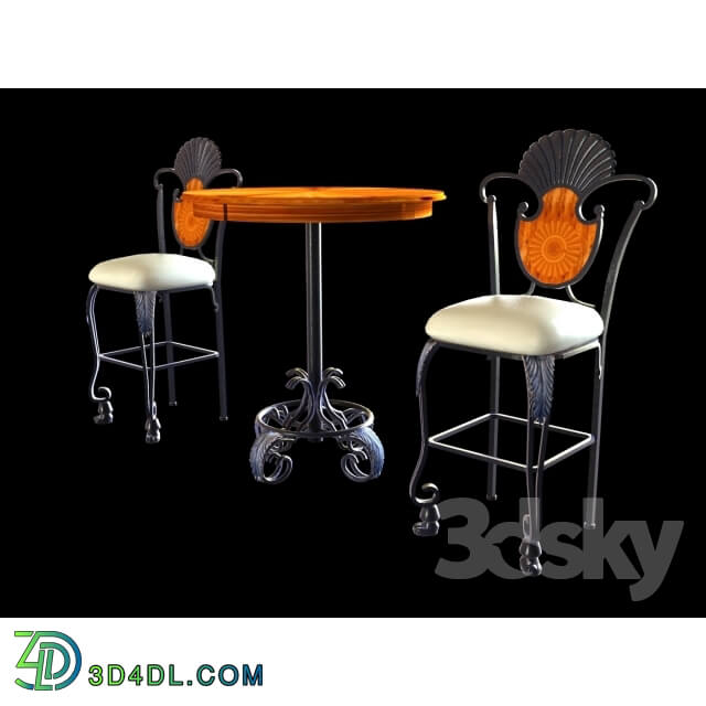 Table _ Chair - set forged
