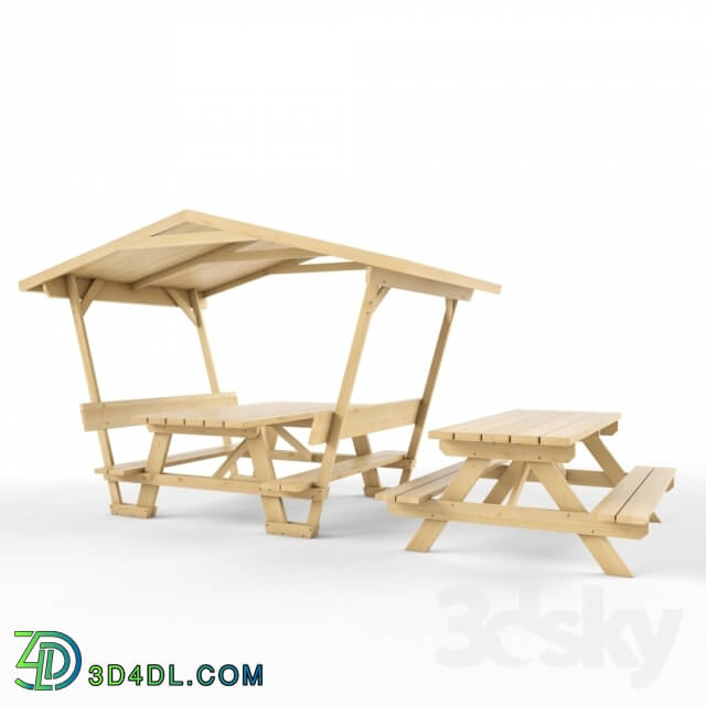 Other architectural elements - Garden furniture and table