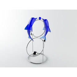 Other decorative objects - Souvenir pendulum Dolphin 