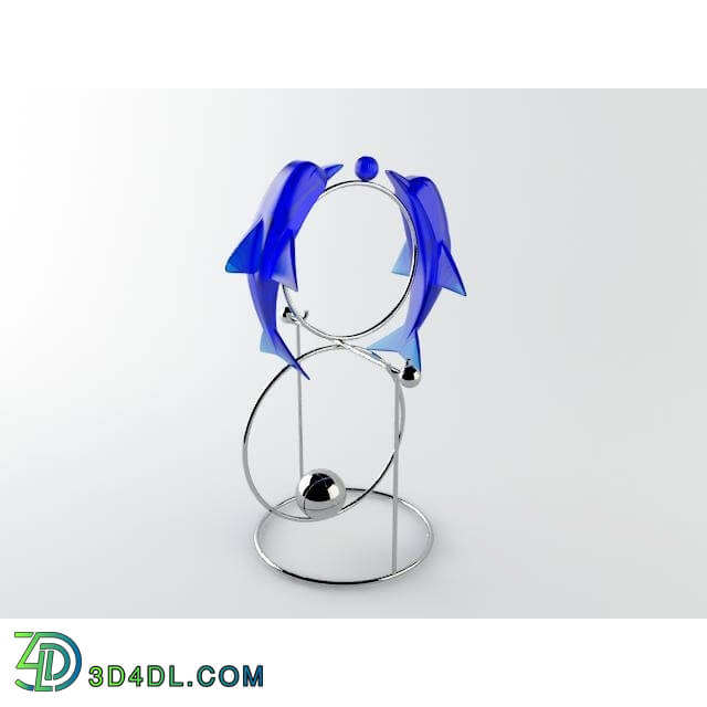 Other decorative objects - Souvenir pendulum Dolphin