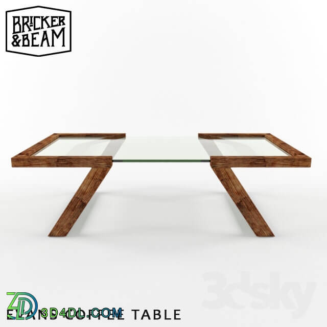 Table - BRICKER _amp_ BEAM EVANS COFFEE TABLE