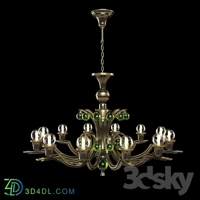 Ceiling light - Chandelier in the style of Art Deco