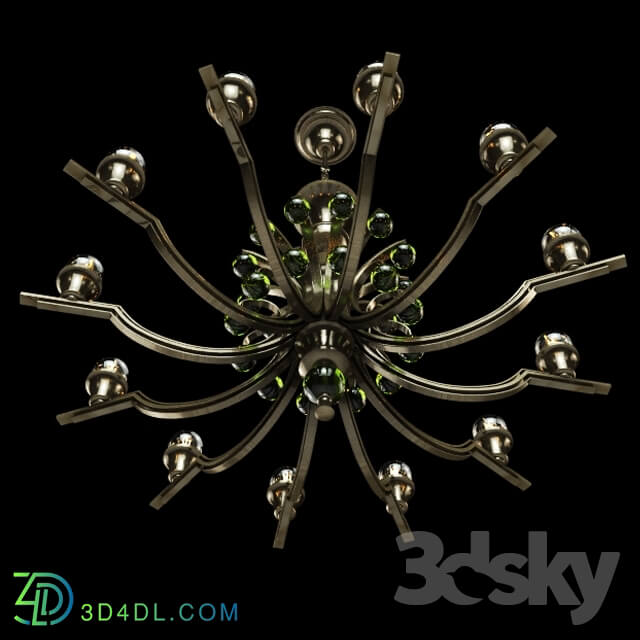 Ceiling light - Chandelier in the style of Art Deco