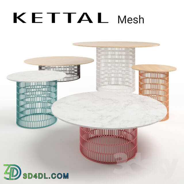 Table - Kettal mesh tables