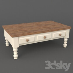 Table - Coffee table wood x white 