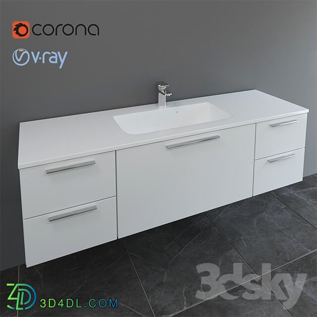 Bathroom furniture - Wash Balteco Piano