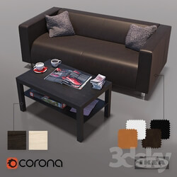 Sofa - Composition with a sofa 