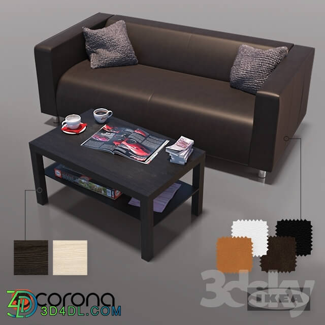 Sofa - Composition with a sofa