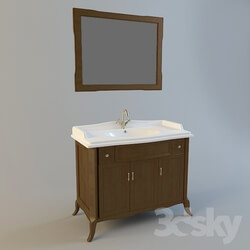 Bathroom furniture - Washbasin with mirror 