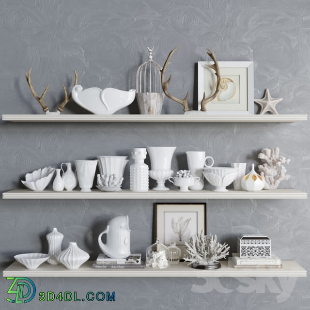 Decorative set - White decoration set