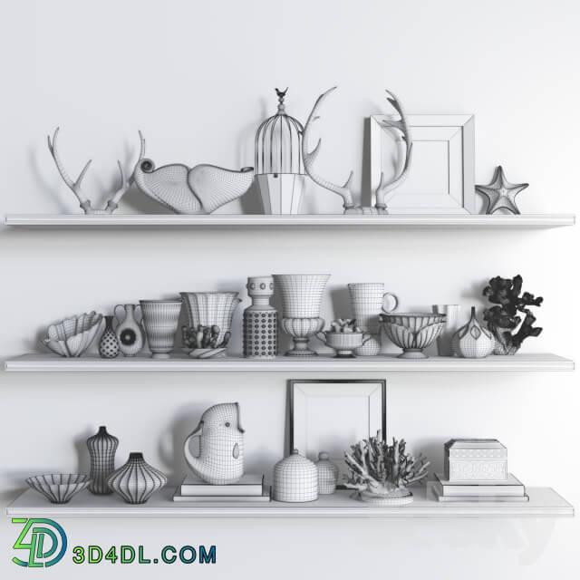 Decorative set - White decoration set