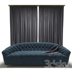 Sofa - Tufted Classic Style Sofa 