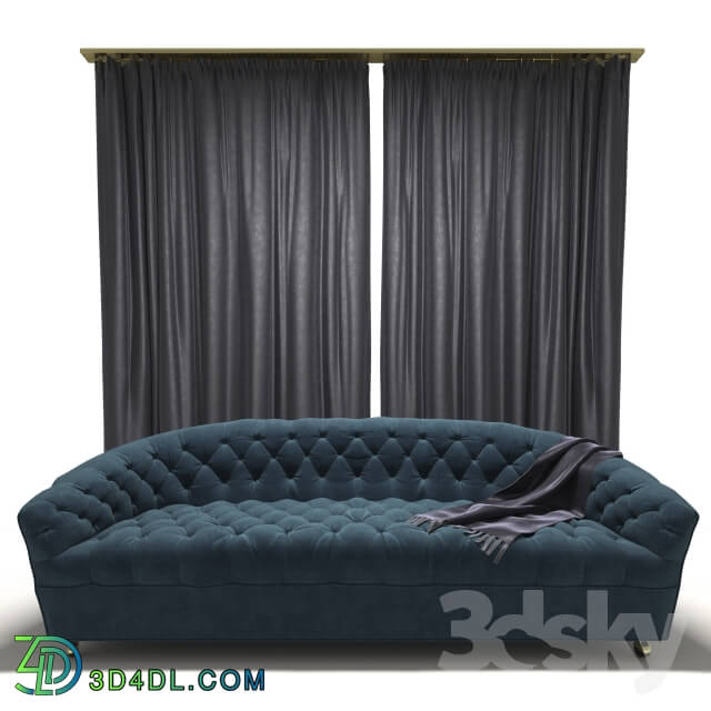 Sofa - Tufted Classic Style Sofa