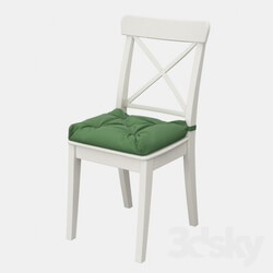 Chair - Ikea Ingolf with pillow Malinda 