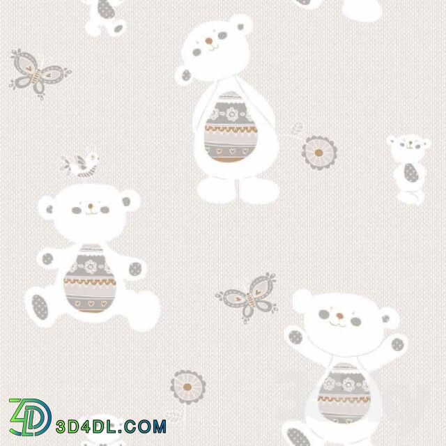 Wall covering - Wallpaper in the nursery