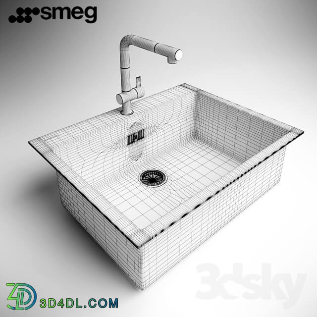 Sink - Sink Smeg-VR80