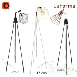 Floor lamp - LaForma Briana Cassia Canady 