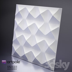 3D panel - Plaster 3d panel Aura from Artpole 