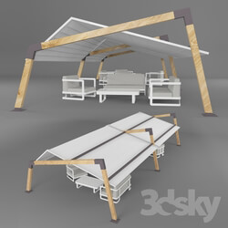 Other architectural elements - Outdoor furniture and carport 