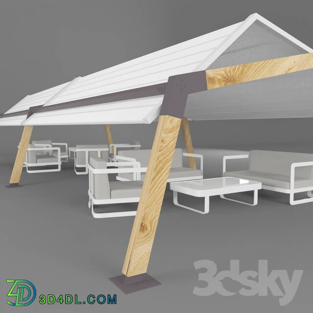 Other architectural elements - Outdoor furniture and carport