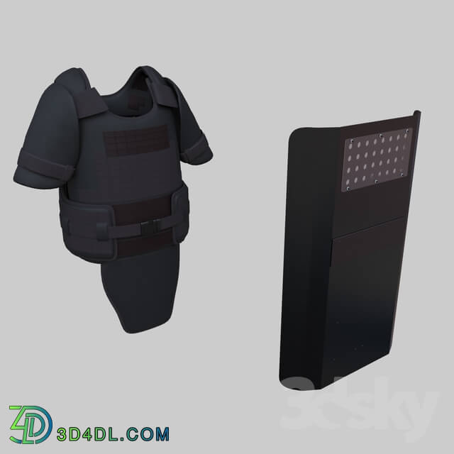 Weaponry - body armor _ shield