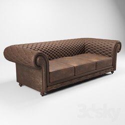 Sofa - Leather sofa 