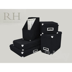 Other decorative objects - Storage Accessories Black 
