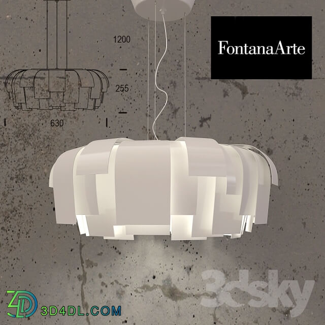 Ceiling light - Fontana arte WIG
