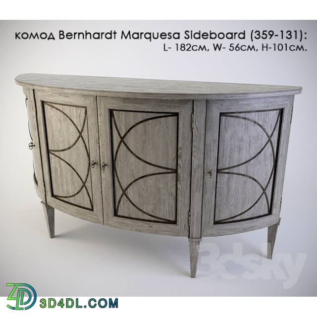 Sideboard _ Chest of drawer - dresser Bernhardt Marquesa Sideboard _359-131_