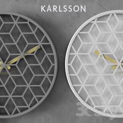 Other decorative objects - clock karlsson discrete 
