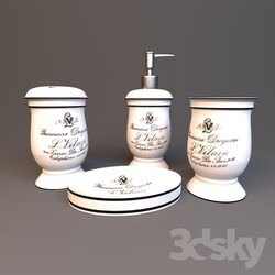 Bathroom accessories - Bathroom ceramics in Provence style 