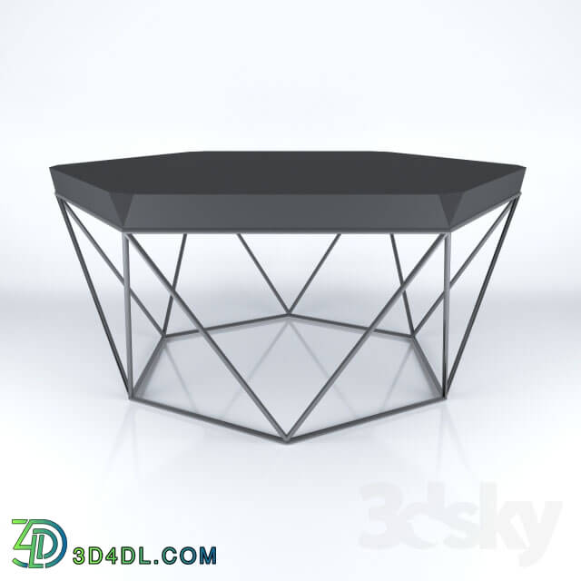 Table - Hexagon metal