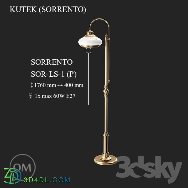 Floor lamp - KUTEK _SORRENTO_ SOR-LS-1- _P_