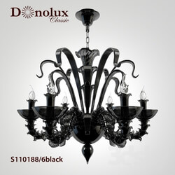 Ceiling light - Chandelier Donolux S110188 _ 6black 