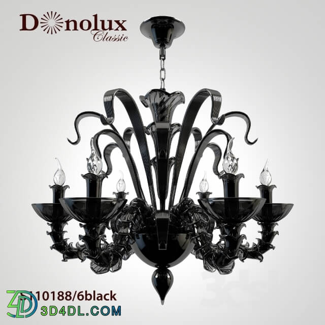 Ceiling light - Chandelier Donolux S110188 _ 6black