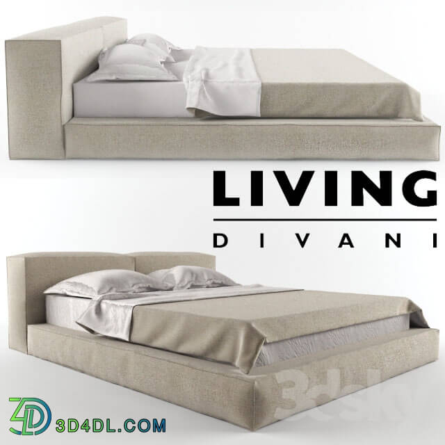 Bed - Livingdivani_Softwall Bed