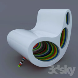 Arm chair - Plastik chairbe Alex Petunin 