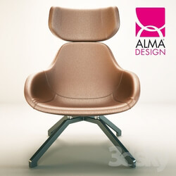 Arm chair - Armchair X 2BIG by ALMA DESIGN 