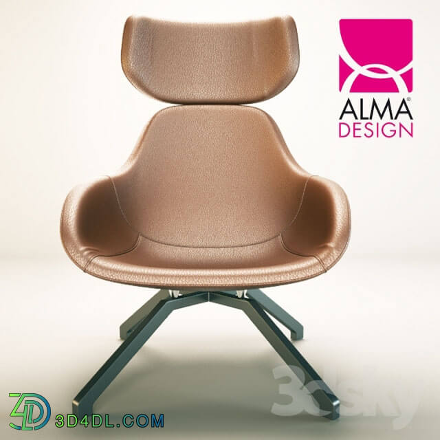 Arm chair - Armchair X 2BIG by ALMA DESIGN